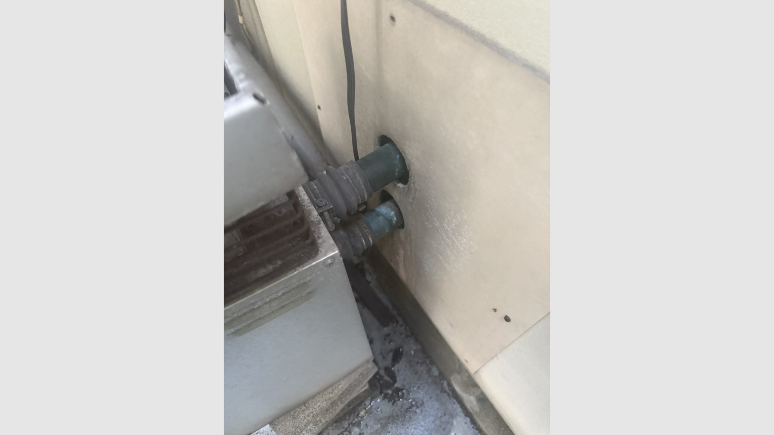 お風呂の漏水修理工事